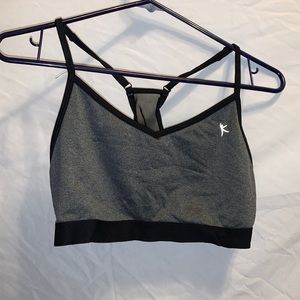 lace racer back sports bra